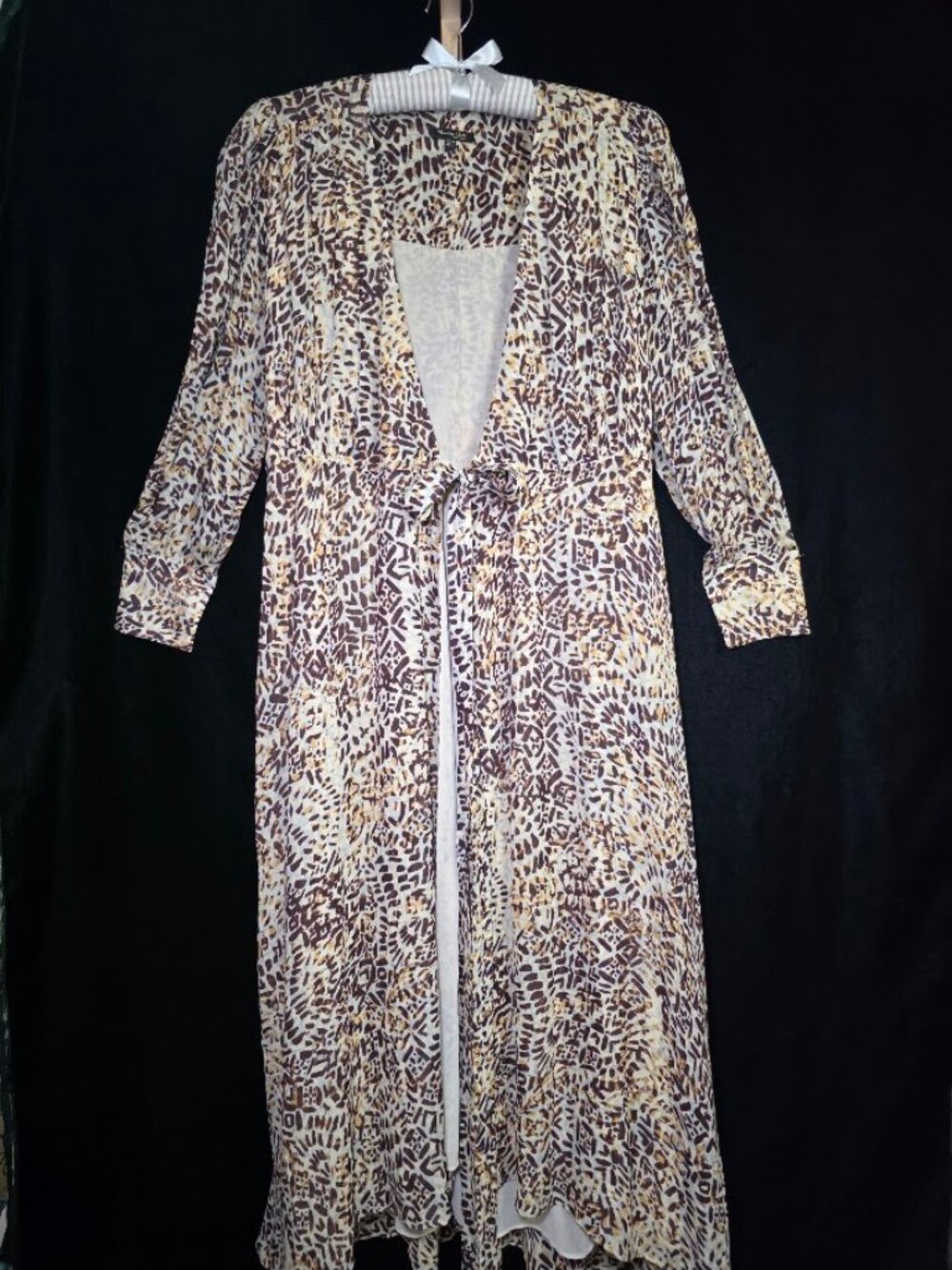 Massimo Dutti Maxi Wrap Dress EU-38 US-6